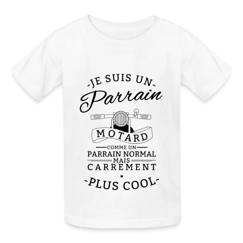 Parrain Motard : Le Plus Cool - T-shirts Russell Enfant