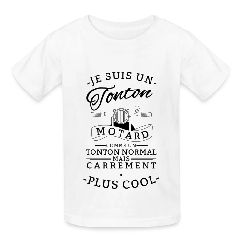 T-shirt Tonton Motard : Carrément le Plus Cool ! - T-shirts Russell Enfant