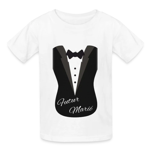 T-shirt EVG : Le Futur Marié - Humour Garanti ! - T-shirts Russell Enfant