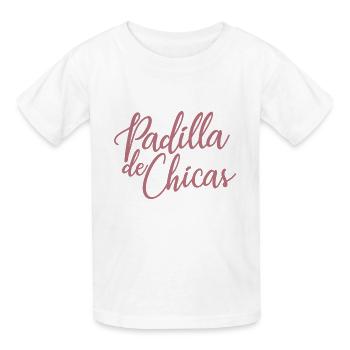 Padilla de Chicas Bride's Gang Bridesmaid Wedding - Kids T-Shirt by Russell - white - Front - AI Model Kid Male (0cm)