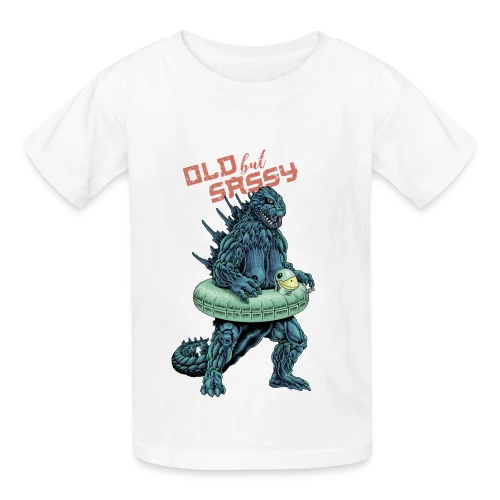 Vieux mais Culotté : Le Monstre Plouf ! - T-shirts Russell Enfant