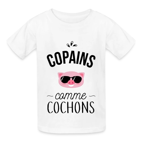 Copains comme Cochons - Duo d'Amis - T-shirts Russell Enfant