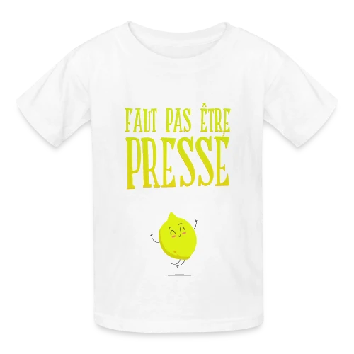 T-shirt Pas Pressé : L'Art de Prendre Son Temps - T-shirts Russell Enfant
