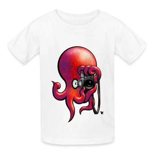 Poulparazzi - Le paparazzi des fonds marins - T-shirts Russell Enfant