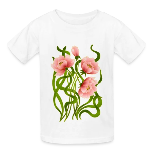 Éclat Floral - T-shirts Russell Enfant