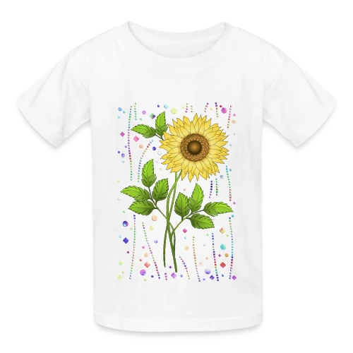 Éclat Floral - T-shirts Russell Enfant
