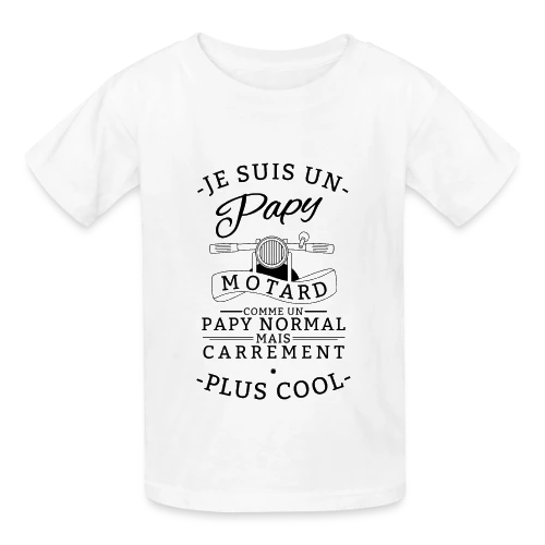 Papy Motard : L'Asphalte dans l'Âme - T-shirts Russell Enfant