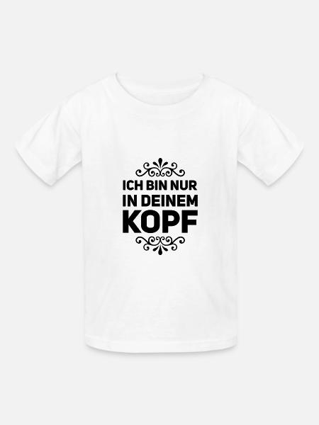 du bist verwirrt - Kinder T-Shirt von Russell - Weiß