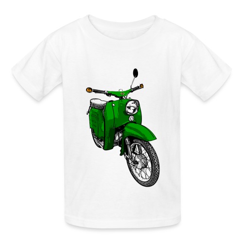 Simson Schwalbe grün - Kinder T-Shirt von Russell