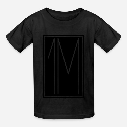 1M/One MVMNT Logo schwarz - Kinder T-Shirt von Russell