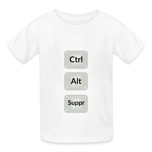 Ctrl Alt Suppr : Redémarrez l'Humour - T-shirts Russell Enfant
