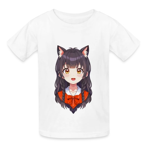 Manga Girl : Pour Fans, Gamers et Cosplayers - T-shirts Russell Enfant
