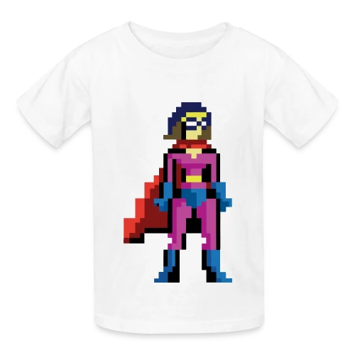 Super-Héroïne Pixel Anna - T-shirts Russell Enfant