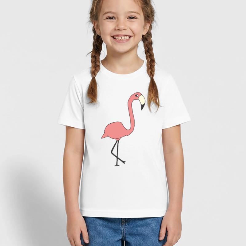 Flamant T-shirts Russell Enfant