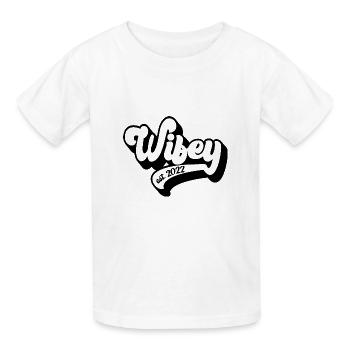 Wifey Est. 2022 - Future Mrs., Engagement Party - Kids T-Shirt by Russell - white - Front - AI Model Kid Male (0cm)