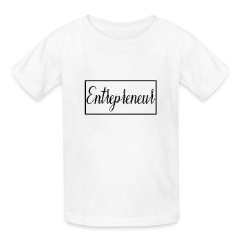 Entrepreneur Fier Diplômé Entrepreneur Cadeau - T-shirts Russell Enfant - blanc - Devant - AI Model Kid Male (0cm)