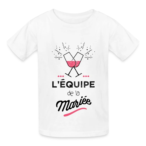 T-shirt "Équipe de la Mariée" | EVJF - T-shirts Russell Enfant