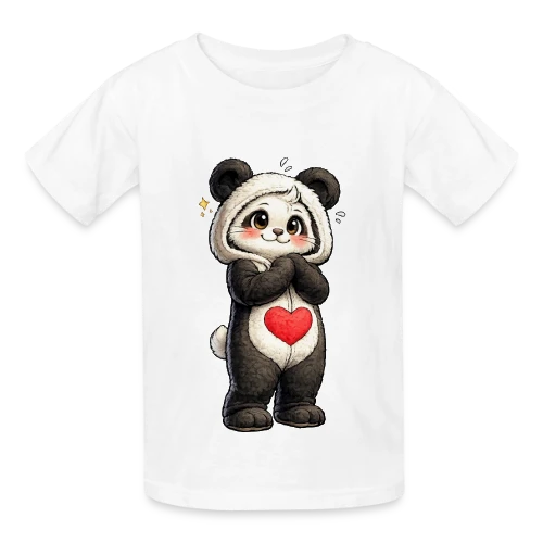 Panda en Combinaison Stylée - T-shirts Russell Enfant