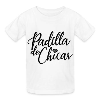 Padilla de Chicas Bride's Gang Bridesmaid Wedding - Kids T-Shirt by Russell - white - Front - AI Model Kid Male (0cm)