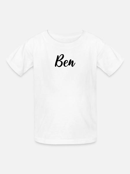 Ben - Kinder T-Shirt von Russell - Weiß