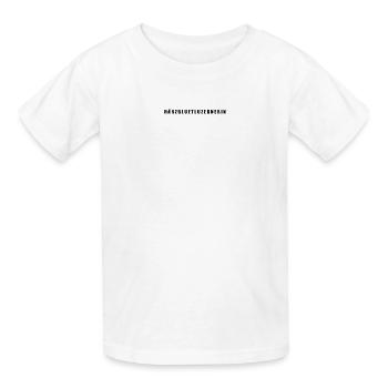 Härzbluetluzernerin Kanton Luzern - Kinder T-Shirt von Russell - Weiß - Vorne - AI Model Kid Male (0cm)