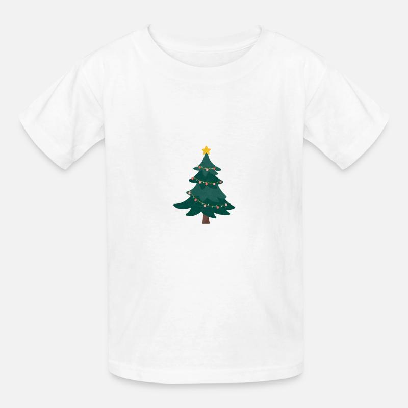 Weihnachtsbaum - Kinder T-Shirt von Russell - Weiß