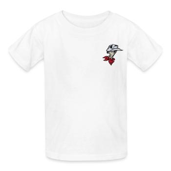 Lucky Luke Embroidery Design - Kids T-Shirt by Russell - white - Front - AI Model Kid Male (0cm)