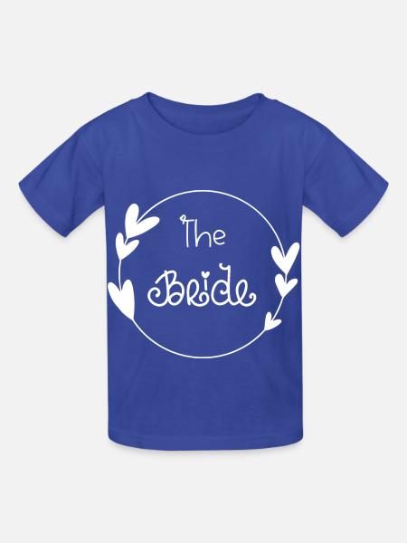 Die Braut - Kinder T-Shirt von Russell - Royalblau