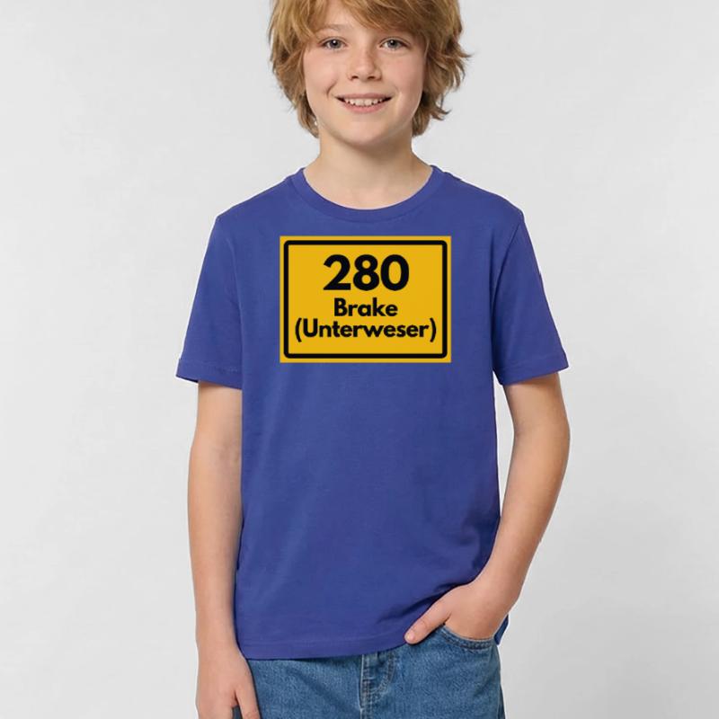 OLD POSTCODE ZIP CODE RETRO 2880 BRAKE UNTERWESER! Kids T-Shirt by Russell