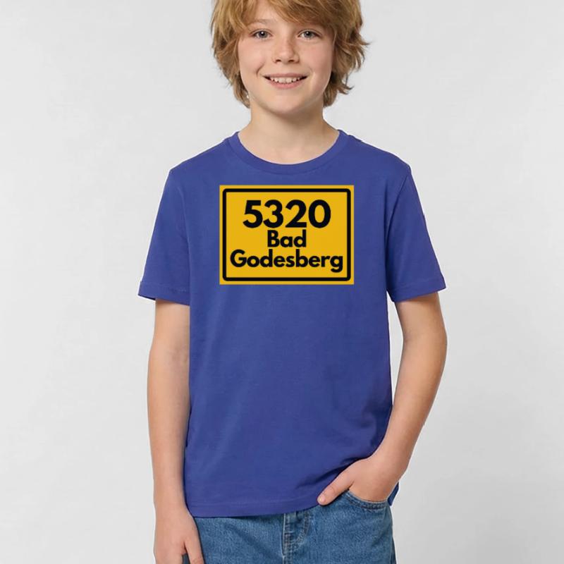 OLD POSTCODE POSTCODE RETRO 5320 Bad Godesberg NRW Kids T-Shirt by Russell