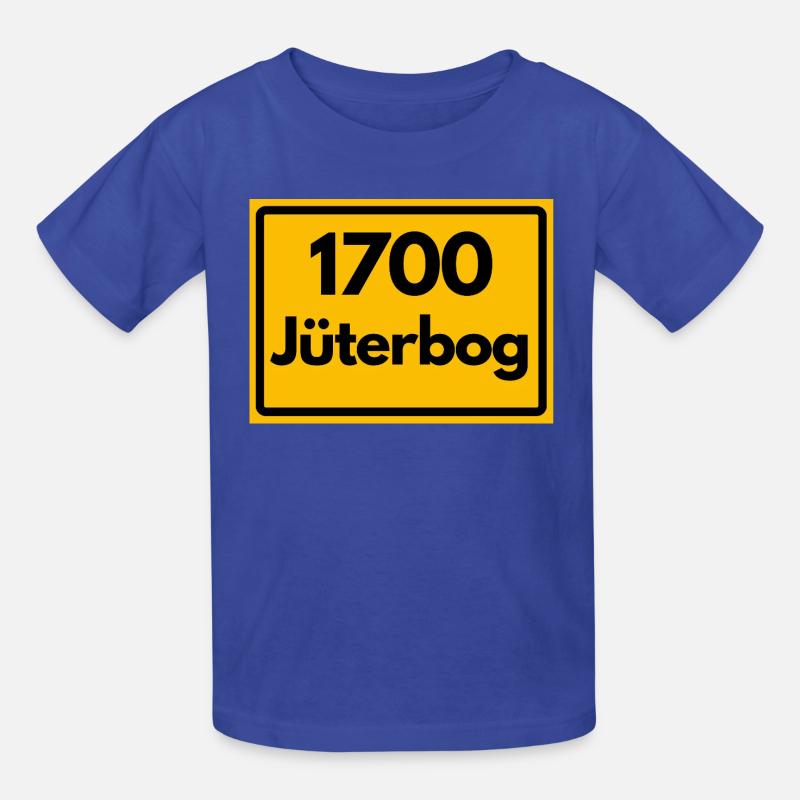 OLD POSTCODE POSTCODE RETRO 1700 JÜTERBOG HEIMAT - Kids T-Shirt by Russell - royal blue