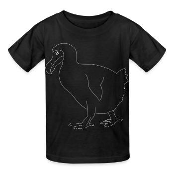 Dodo - T-shirts Russell Enfant - noir - Devant - AI Model Kid Male (0cm)