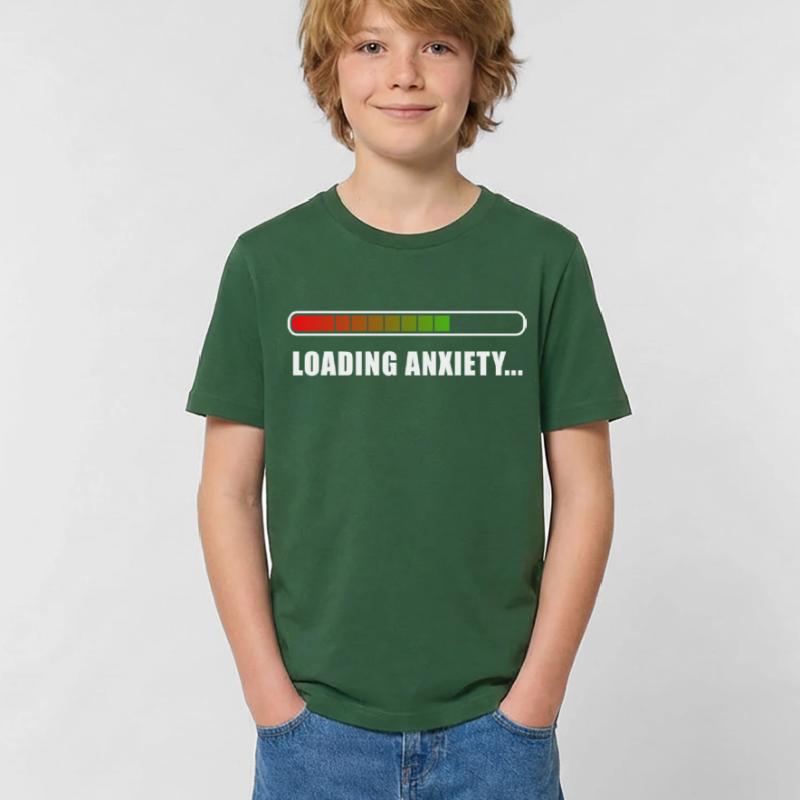 Loading Anxiety... Kids T-Shirt by Russell