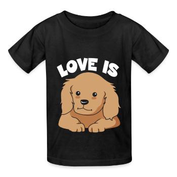 Cocker Spaniel Maman Chien Maman - T-shirts Russell Enfant - noir - Devant - AI Model Kid Male (0cm)