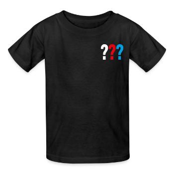 Die Drei ??? kleines Logo - Kinder T-Shirt von Russell - Schwarz - Vorne - AI Model Kid Male (0cm)