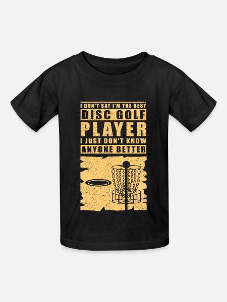 Disc golf | Disc golf disc golfspiller gave - T-skjorte for barn fra Russell - svart