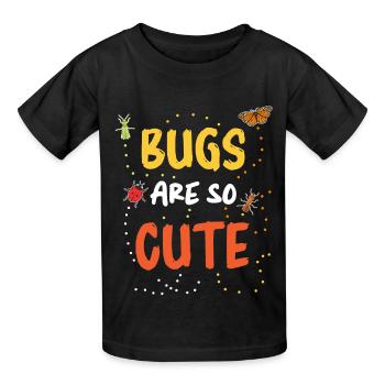 Insect Entomologist Biology - Kids T-Shirt by Russell - black - Front - AI Model Kid Male (0cm)