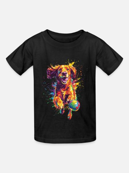 Irish Setter - Kinder T-Shirt von Russell - Schwarz