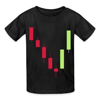 commerce - T-shirts Russell Enfant - noir - Devant - AI Model Kid Male (0cm)