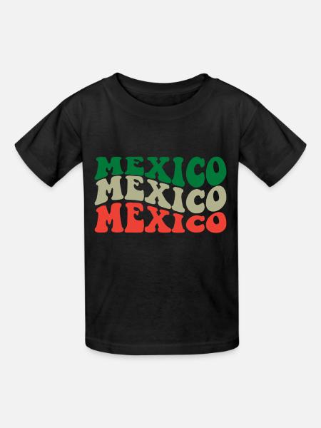 Mexico - Kinder T-Shirt von Russell - Schwarz
