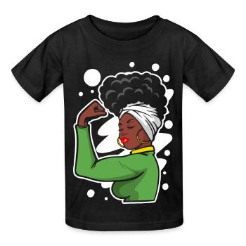 SISTER - T-shirts Russell Enfant - noir - Devant - AI Model Kid Male (0cm)