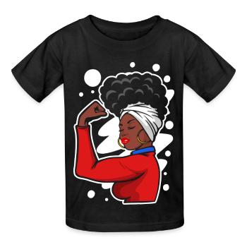 SISTER - T-shirts Russell Enfant - noir - Devant - AI Model Kid Male (0cm)