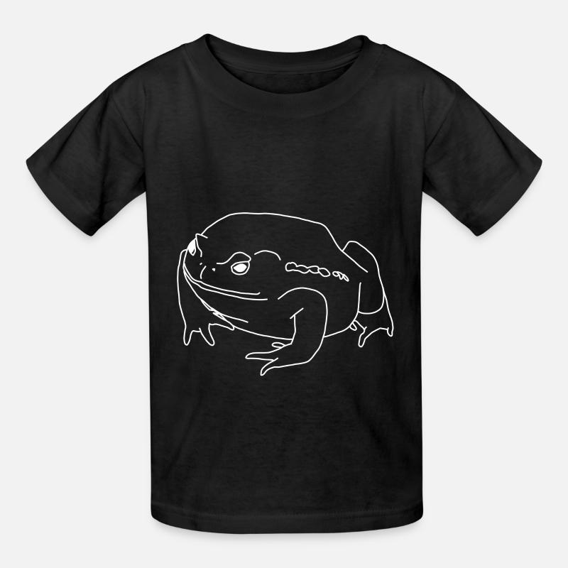 Crapaud - T-shirts Russell Enfant - noir