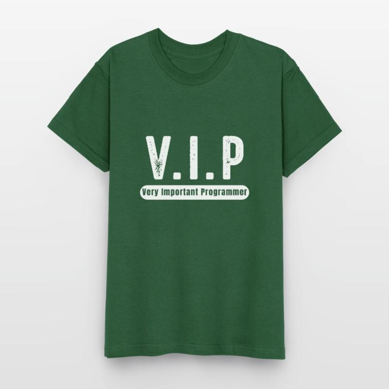 VIP Programmierer Geschenk Programmiererin Kinder T-Shirt von Russell