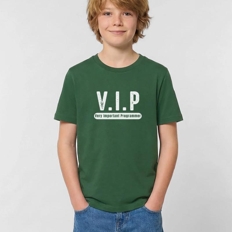 VIP Programmierer Geschenk Programmiererin Kinder T-Shirt von Russell