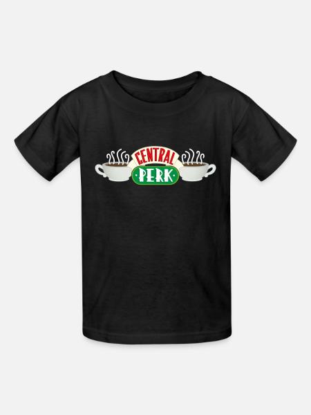 Friends Central Perk - Kinder T-Shirt von Russell - Schwarz