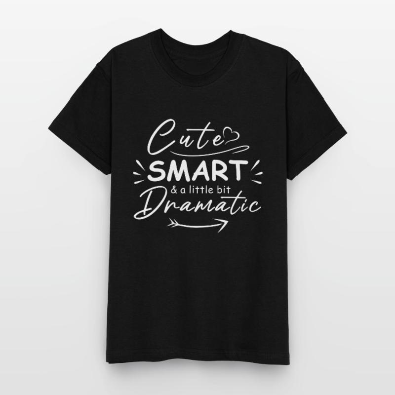 Niedlich, klug und ein bisschen dramatisch Kinder T-Shirt von Russell