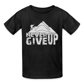 ESCALADE, ESCALADE, ESCALADE - T-shirts Russell Enfant - noir - Devant - AI Model Kid Male (0cm)