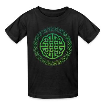 Nœud celtique - T-shirts Russell Enfant - noir - Devant - AI Model Kid Male (0cm)