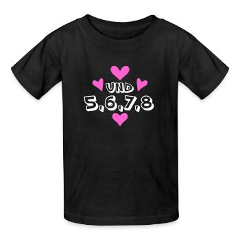 Tanzen Tanz Tanzkurs Rhythmus - Kinder T-Shirt von Russell - Schwarz - Vorne - AI Model Kid Male (0cm)